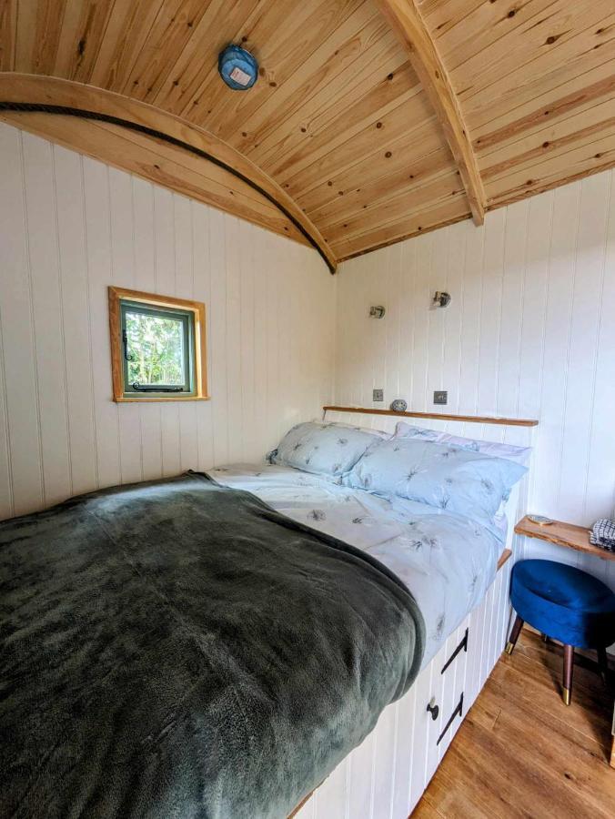 Romantic Nature Retreat, Luxury Glamping & Stargazing Views - Dragonfly Shepherd Hut Yarpole Exterior foto